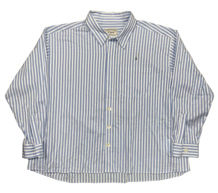 L'equip 'Blue Stripe' Button Shirt