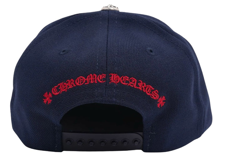 Chrome Hearts 'Navy/Red' 6 Panel Navy Baseball Hat