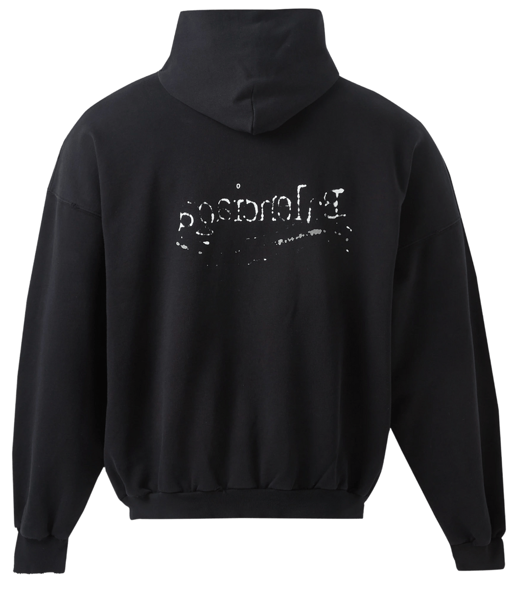 Balenciaga 'Hand Drawn Political Campaign' Black Hoodie