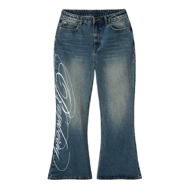 Gold+Vintage Gallery Raspberry Hils 'Miley Cyrus' Jeans