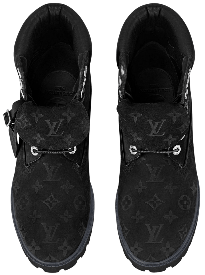 Louis Vuitton x Timberland 'Black' Boots