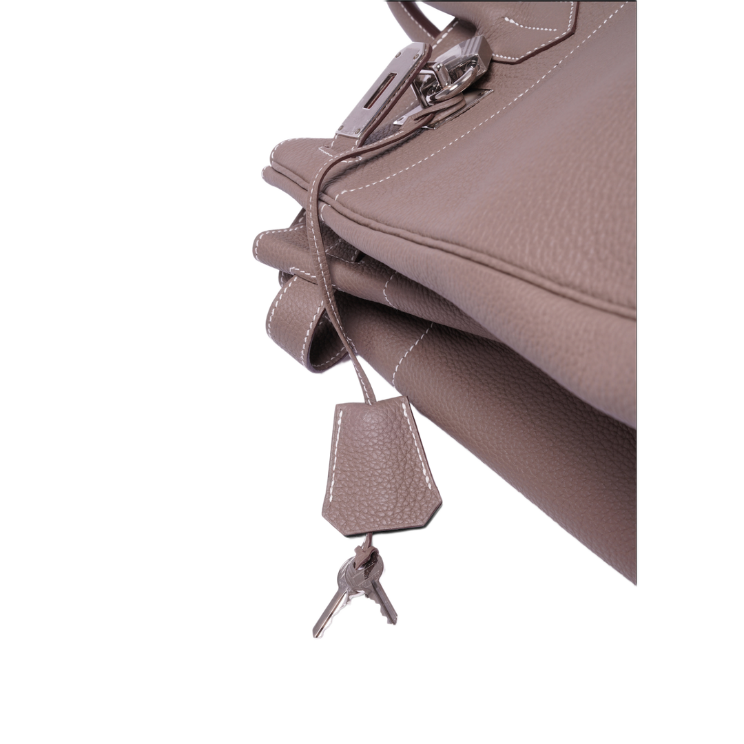 Hermés 'Etoupe' Togo Leather Hac 40 Birkin 2025