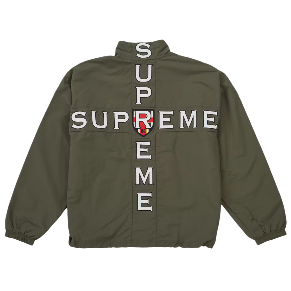Supreme 'Olive' Cross Track Jacket