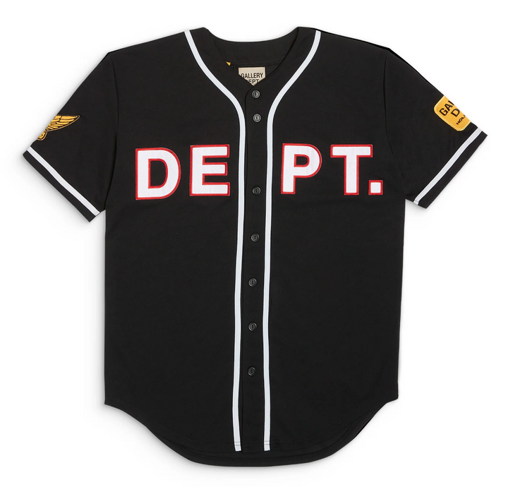 Gallery Dept. 'Echo Park' Black Baseball Jersey