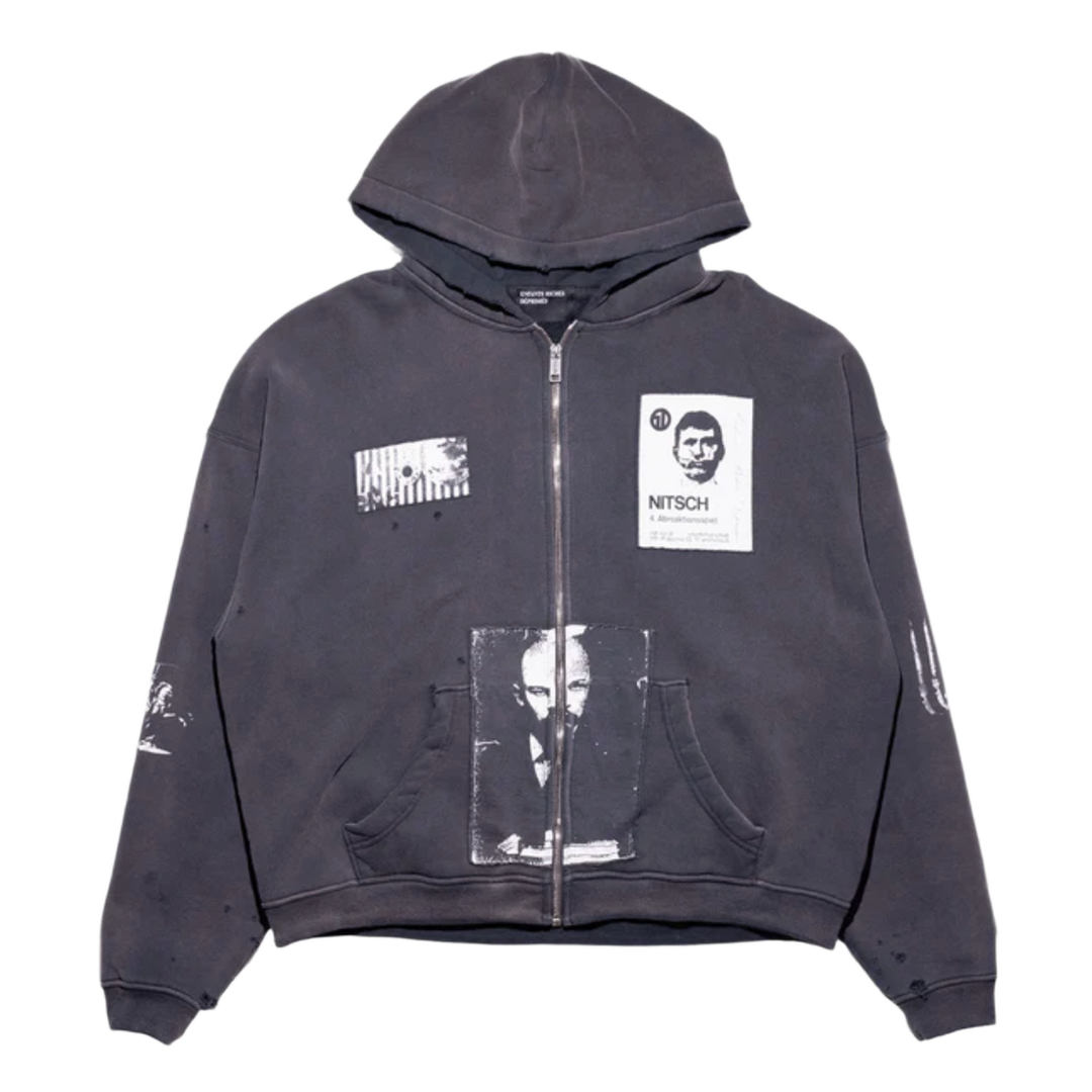 Enfants Riches Déprimés 'Lenin's Nap Time' Zip-Up Hoodie