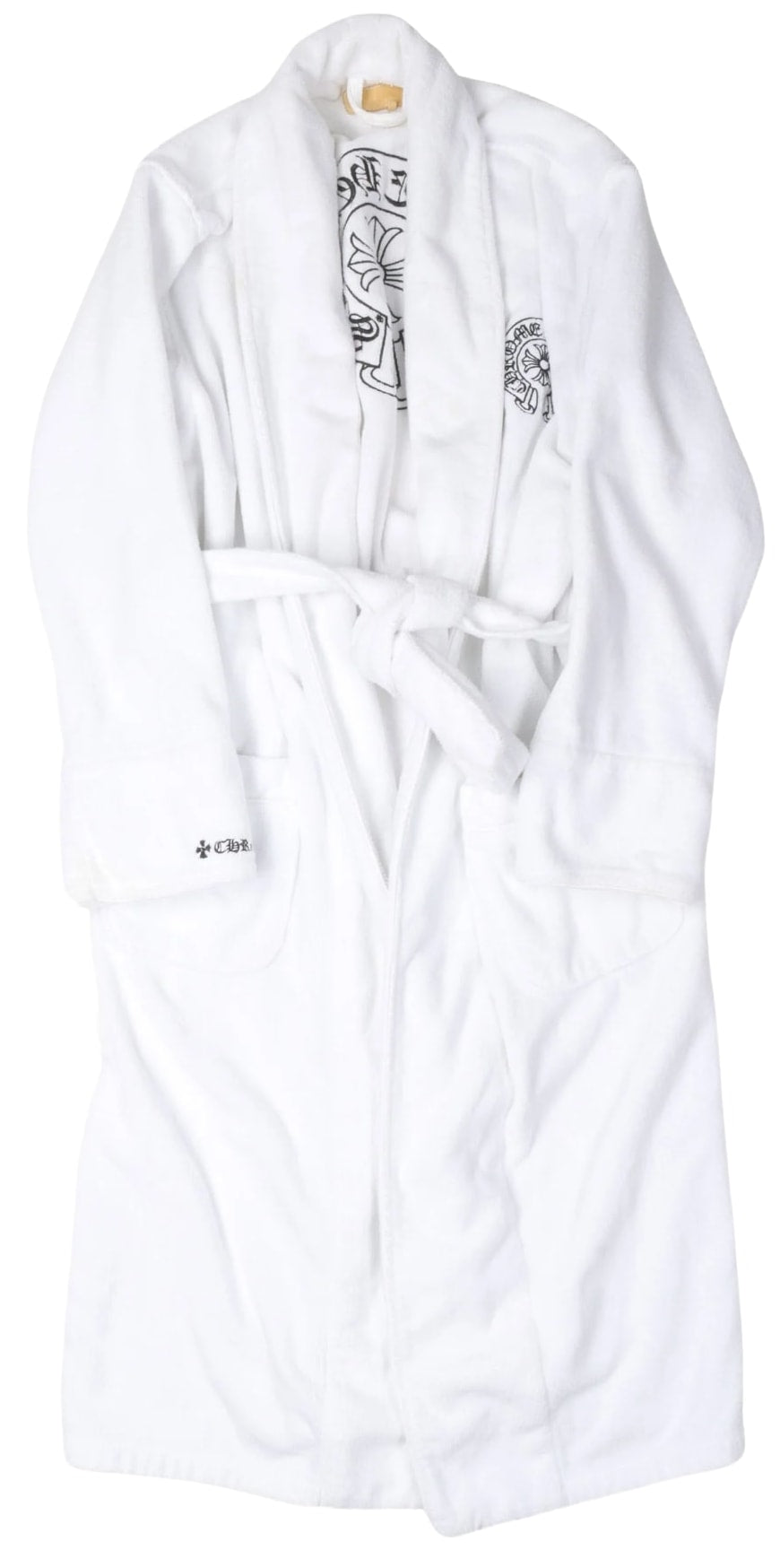 Chrome Hearts 'White' Horseshoe Logo Bathrobe