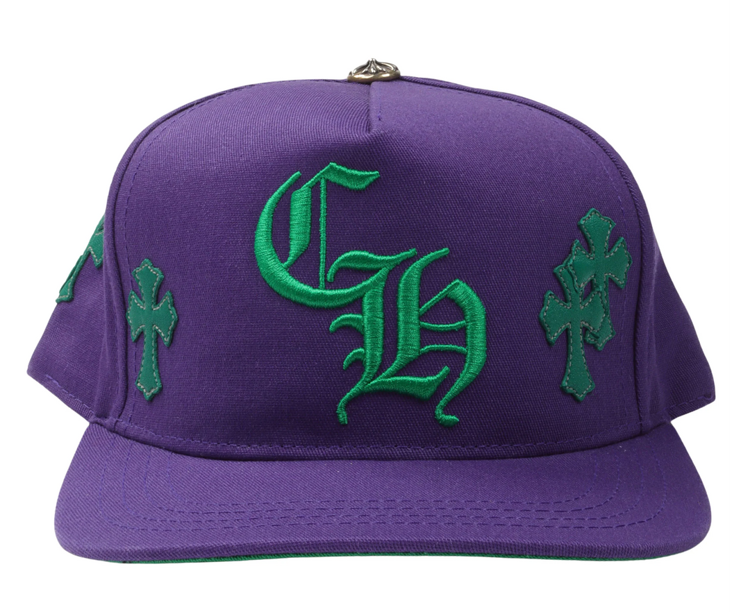 Chrome Hearts 'Sax Purple' Cross Patch Hat