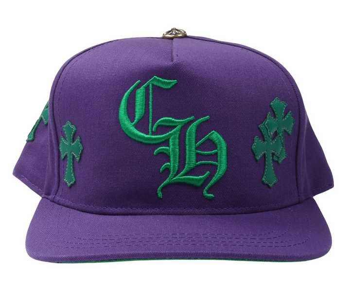 Chrome Hearts 'Sax Purple' Cross Patch Hat