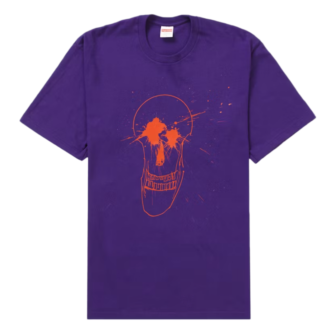 Supreme X Ralph Steadman 'Purple' Skull Tee