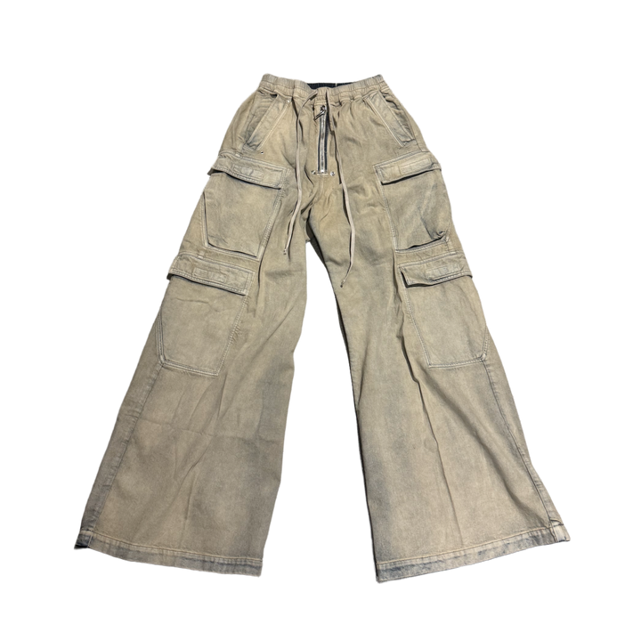 Rick Owens DRKSHDW 'Mineral Pearl' Double Cargo Jumbo Belas