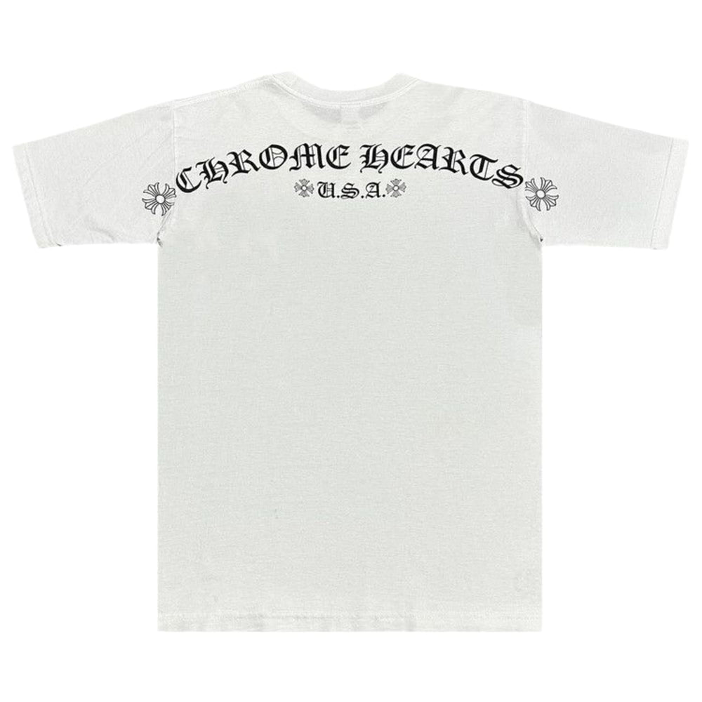 Chrome Hearts 'White' Arch Logo Pocket Tee