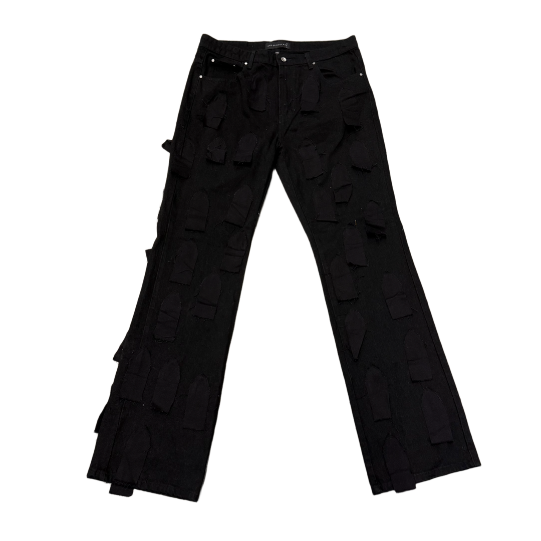 Who Decides War 'Black' Flyaway Jeans