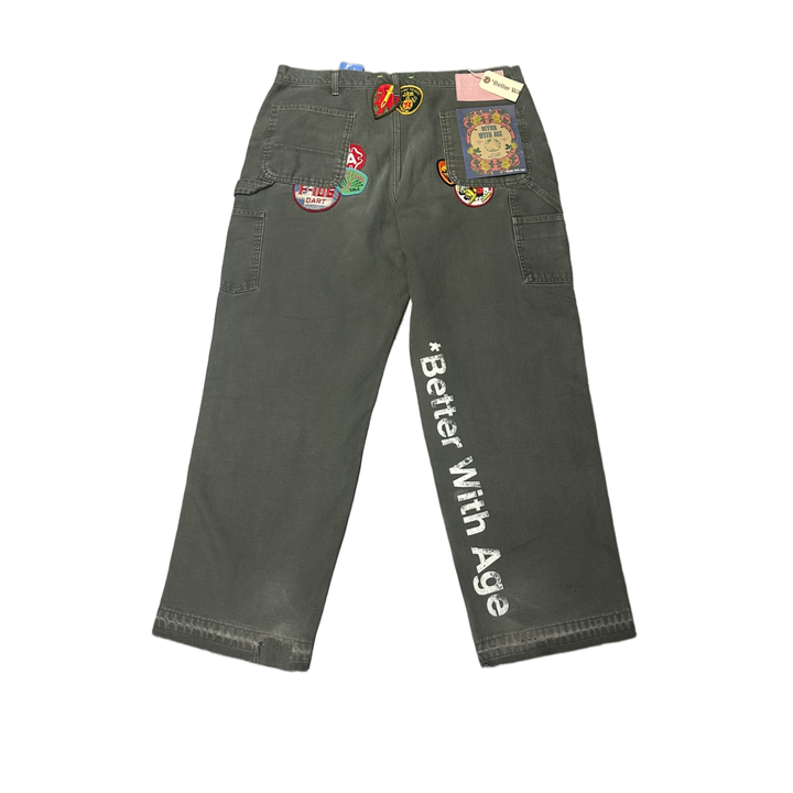 *Better With Age 'Multi Patch' Carpenter Pant