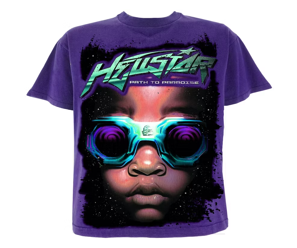 Hellstar 'Goggles' Purple Tee
