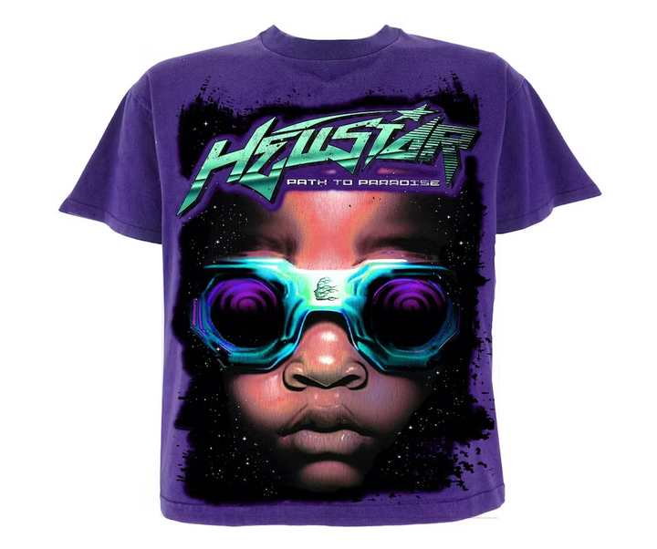 Hellstar 'Goggles' Purple Tee