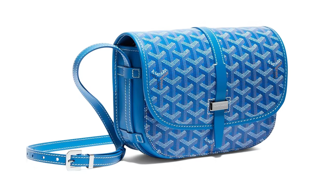 Goyard 'Sky Blue' Belvedere PM Bag