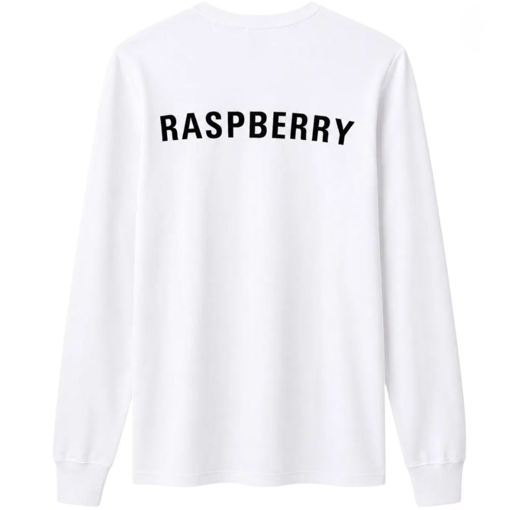 Gold+Vintage Raspberry Hills 'White' Kimbo Slice Thermal Longsleeve