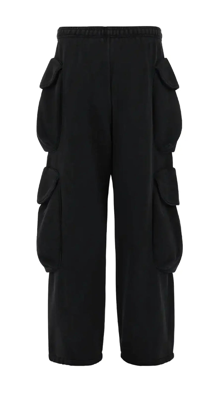 Entire Studios 'Gocar' Black Cargo Sweats
