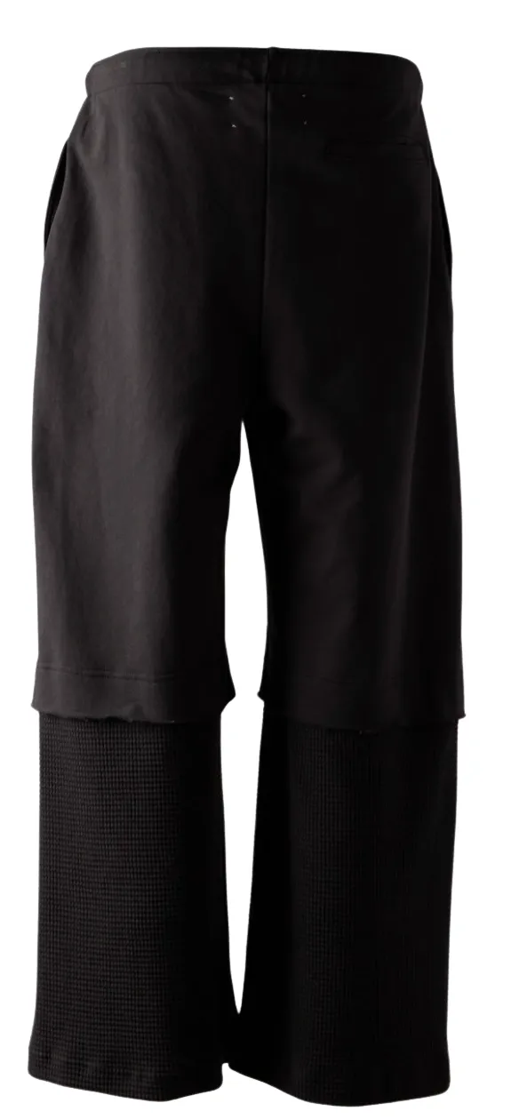 Satoshi Nakamoto 'Double Layer Studded' Black Studded Sweats