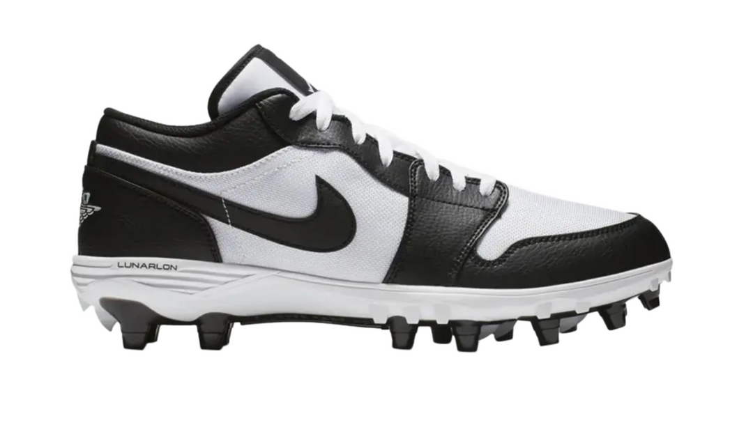 Jordan 1 Low 'White/Black' TD Cleat