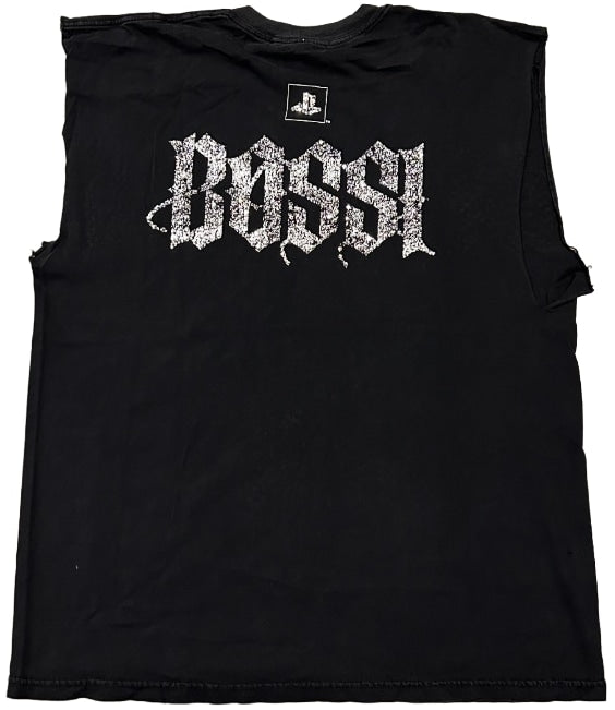 Bossi 'PS2' Rhinestone Vintage Cutoff Tee