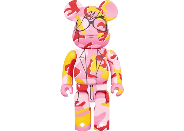 Bearbrick x Andy Warhol Camo Version 1000% Multi