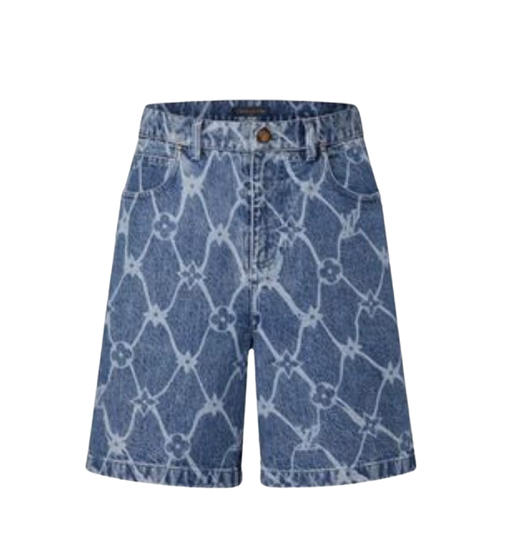Louis Vuitton 'Fishnet Graphic' Shorts