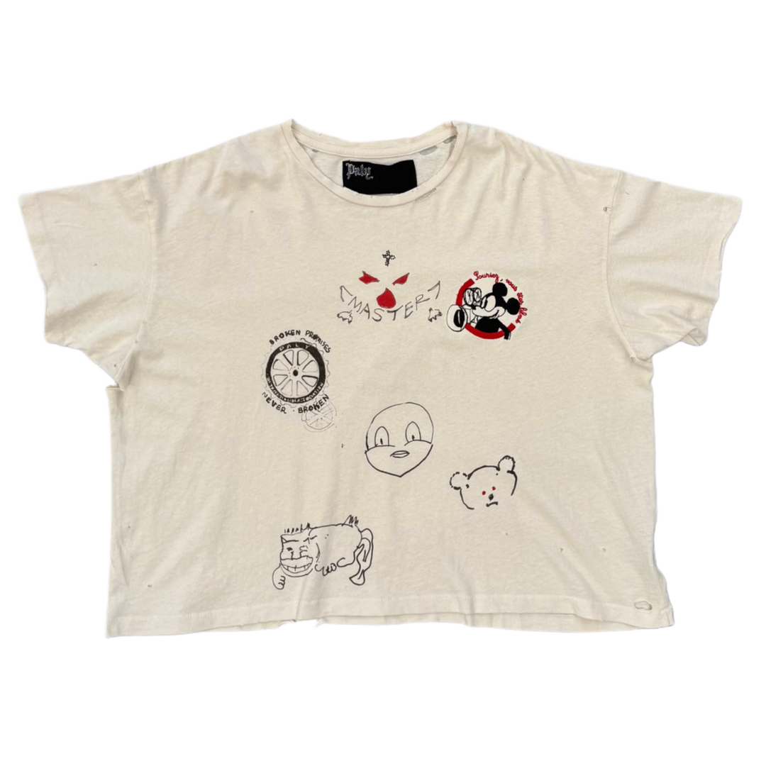 Paly 'Signature' Cream Tee