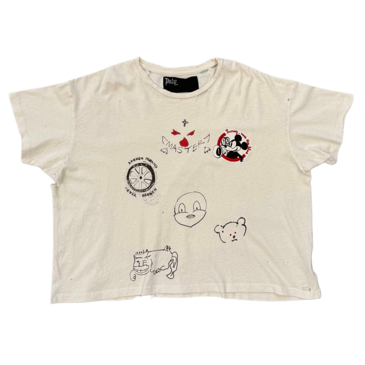 Paly 'Signature' Cream Tee