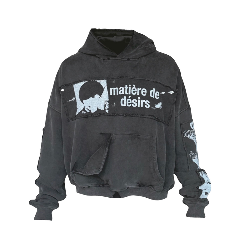 Matière De Dèsirs 'Washed Black' Encore Hoodie