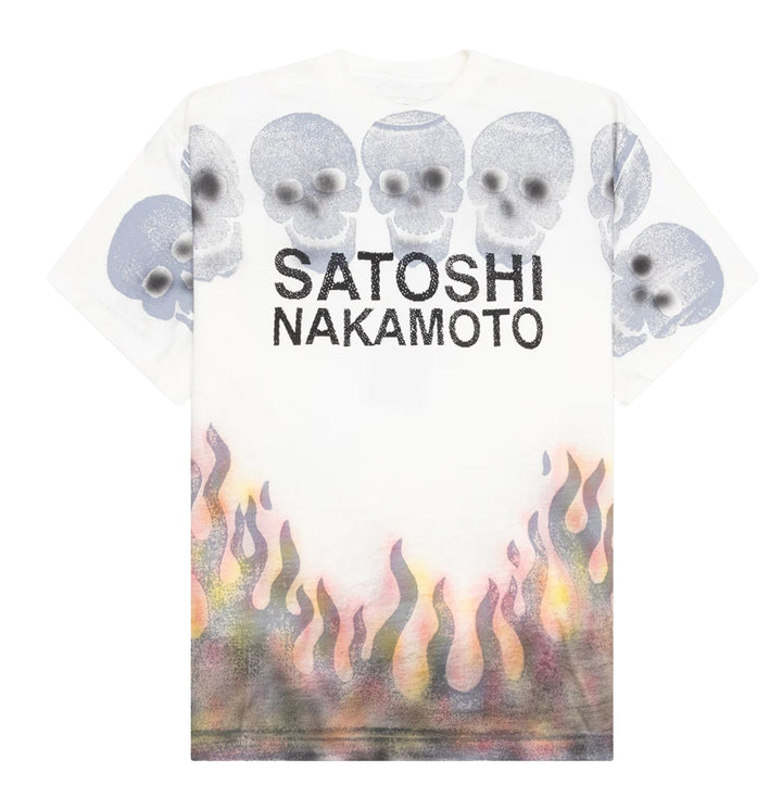 Satoshi Nakamoto 'Lost Boys' White Tee