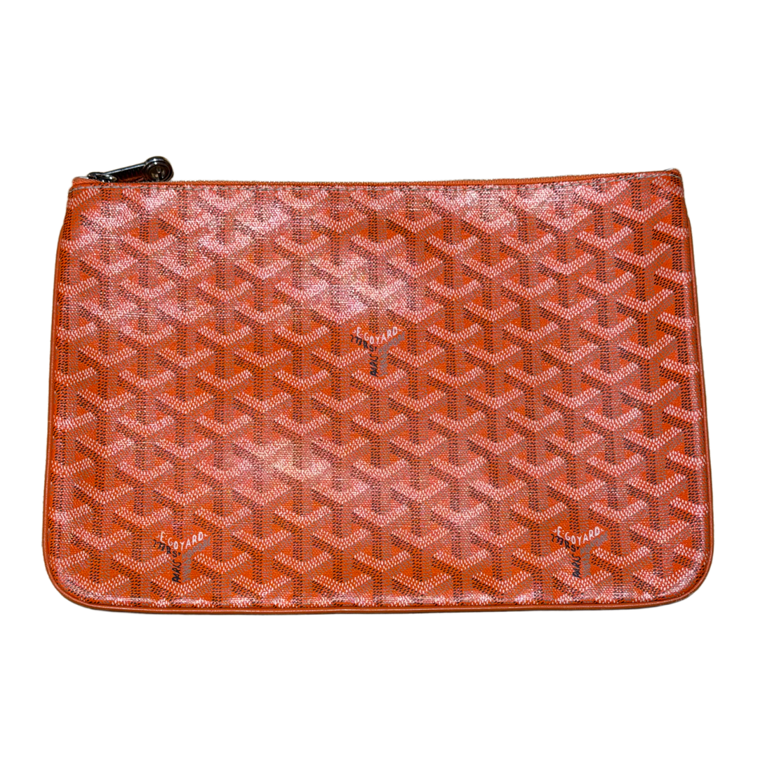 Goyard 'Orange' Senat MM Toiletry Pouch