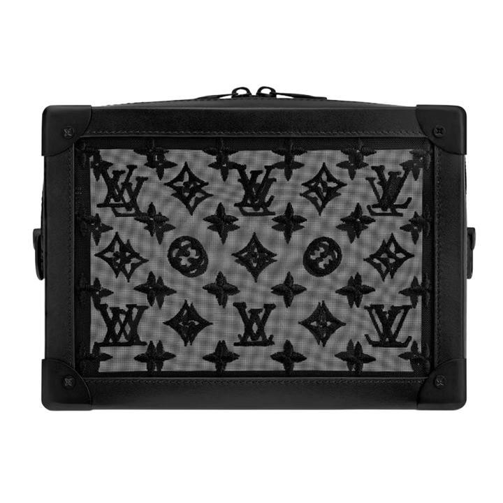 Louis Vuitton Soft Trunk Monogram Mesh Black