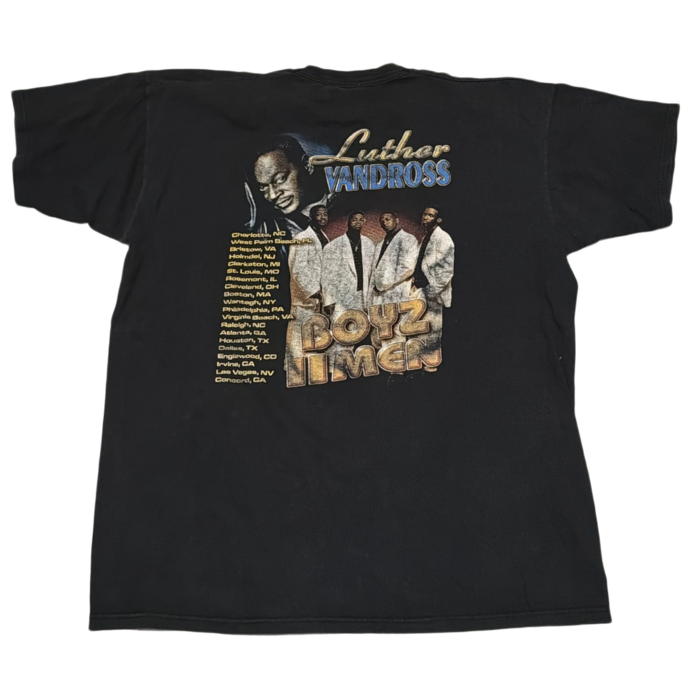 Luther Vandross & Boyz 2 Men 'Black' Vintage Tee