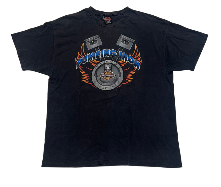 Harley Davidson 'Pumping Iron' Vintage Tee