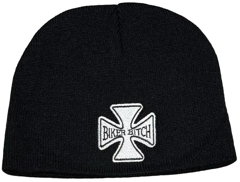 Vintage 'Black' Biker Bitch Beanie
