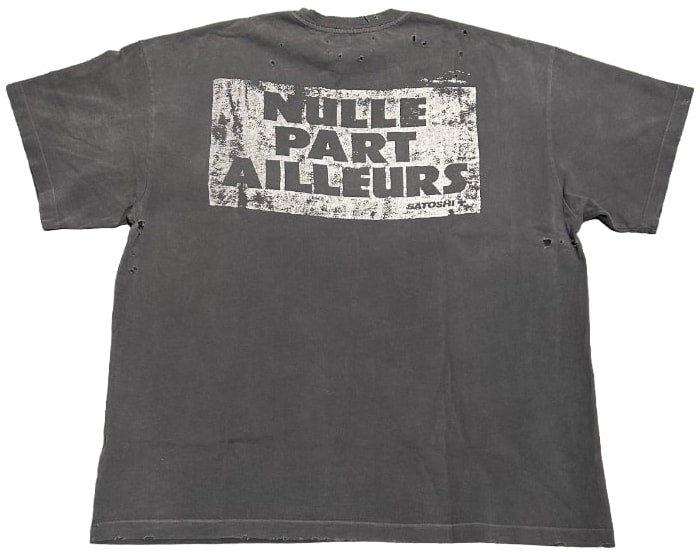 Satoshi Nakamoto 'Everywhere & Nowhere' Distressed Tee