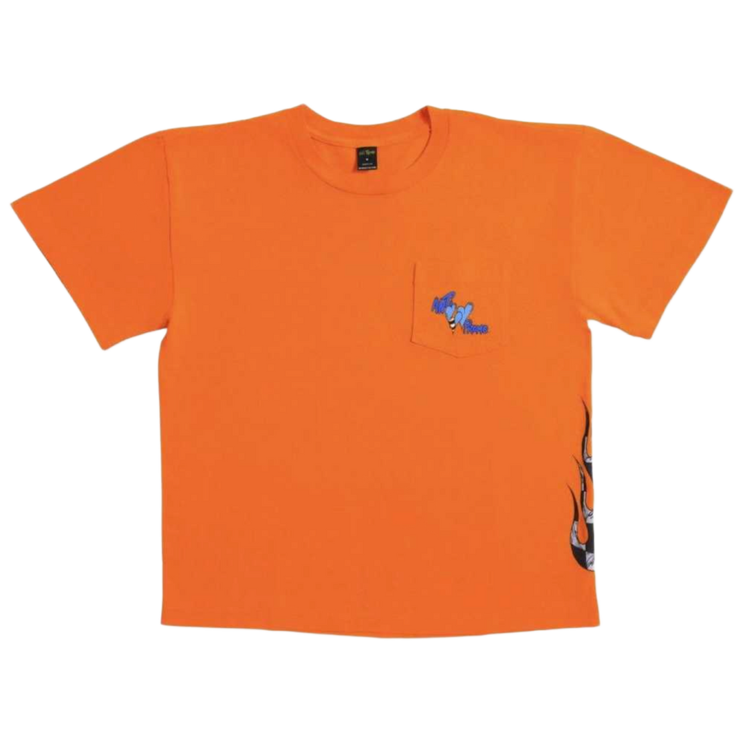 Matty Boy Anti-Promo 'Blue Hearts' Orange Pocket Tee