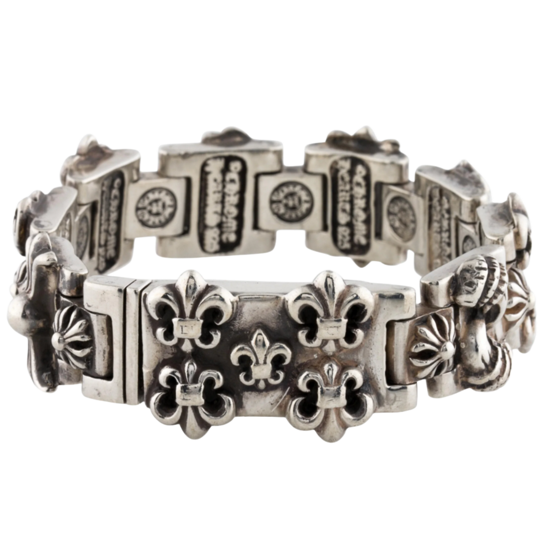 Chrome Hearts 'Multi Link' Silver Bracelet
