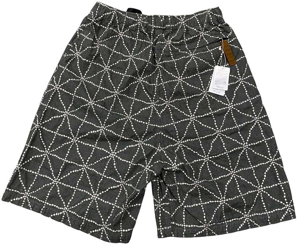 Kapital 'Embroidered' Green Shorts