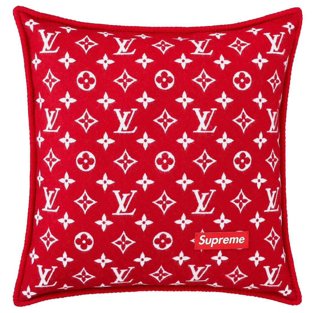 Supreme x Louis Vuitton 'Red' Monogram Pillow