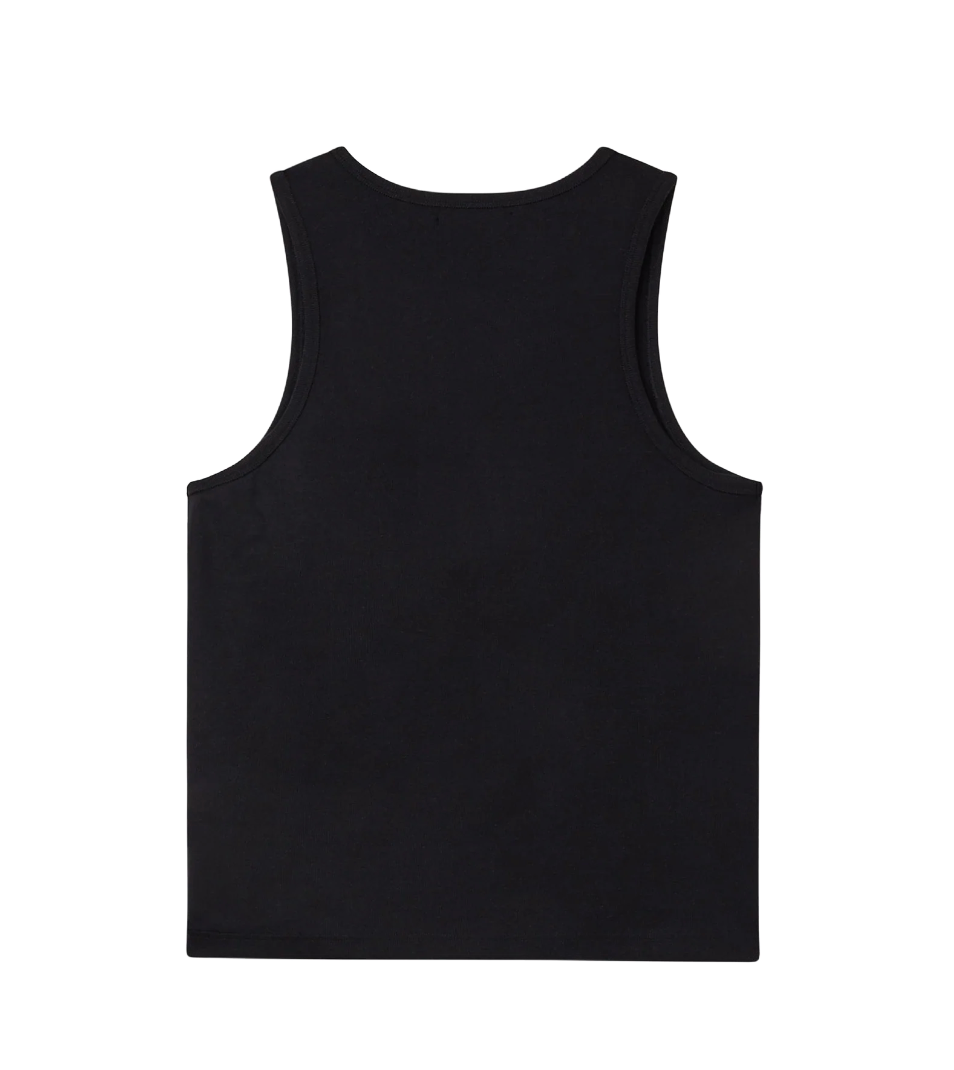 Vale 'Slub' Black Tank