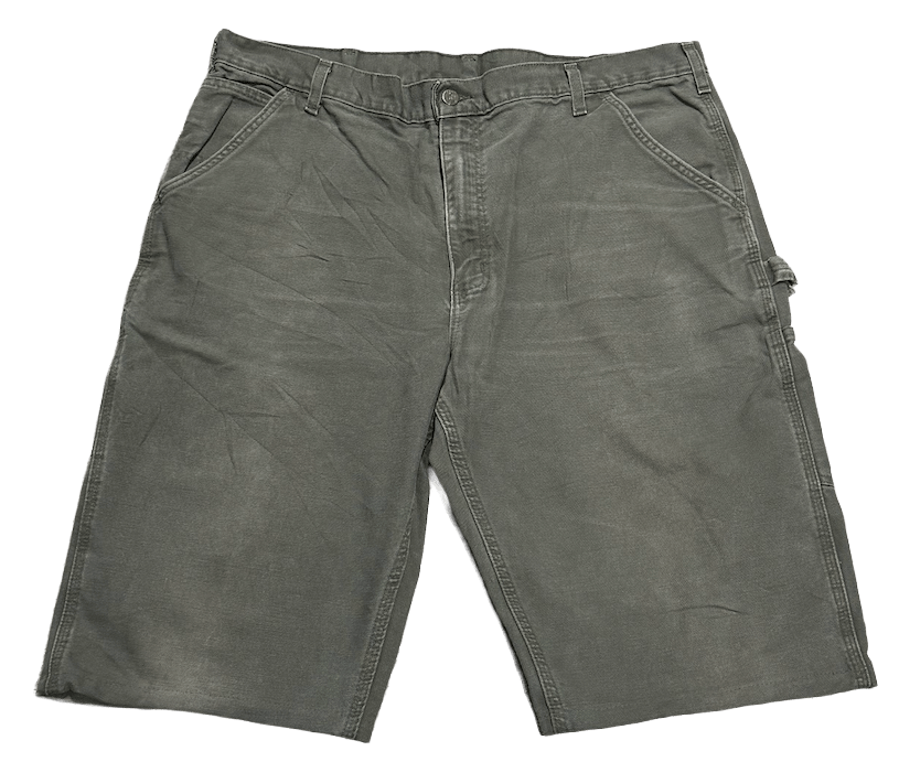 Carhartt Vintage Canvas Work Shorts Moss Green