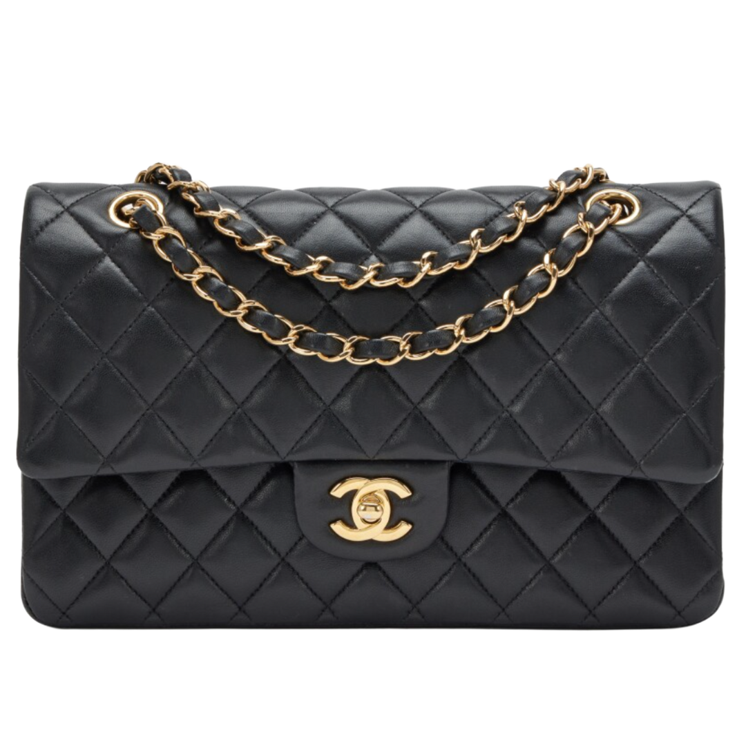 Chanel Classic Jumbo 'Black Gold Hardware' Quilted Lambskin Double Flap Bag