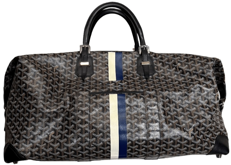 Goyard Custom 'Black' Boeing 55 Duffle Bag