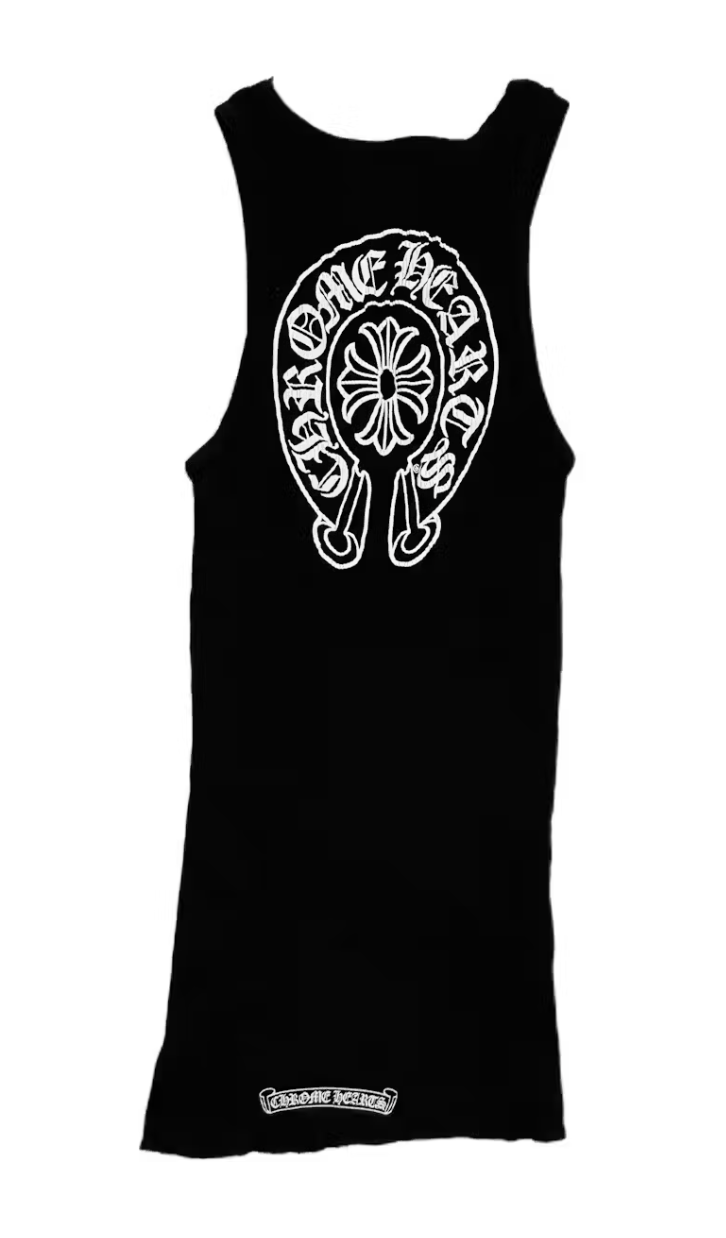 Chrome Hearts Horseshoe Tank Top Black