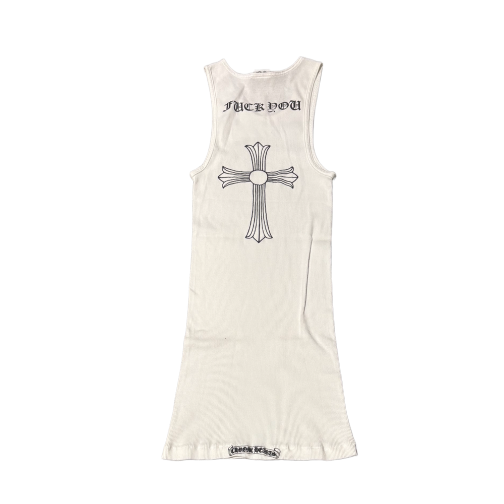 Chrome Hearts 'White' Vintage Cross Tank Top