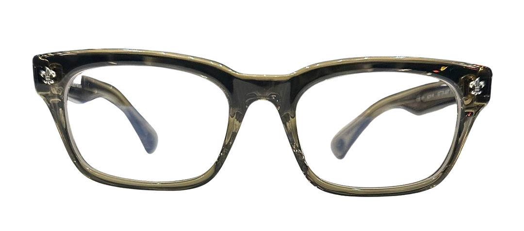 Chrome Hearts 'Gittin Any?' Army Green Crystal Glasses