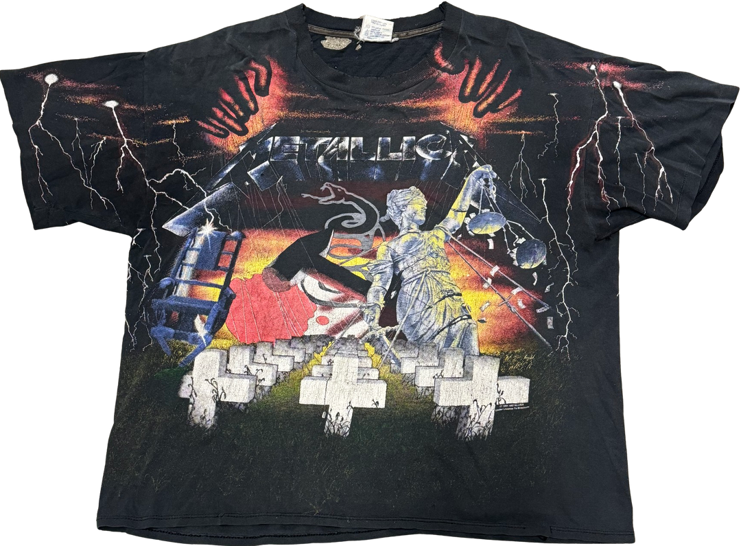 Metallica 'Graveyard' 1991 Vintage Tee