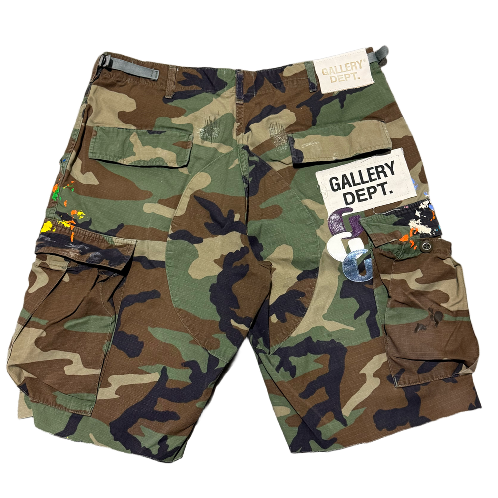 Gallery Dept. 'Woodland Camo' G Patch Cargo Shorts